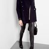 Belstaff Ink Bromley Oversized Wool Pea Coat in Blue (ink) - Lyst