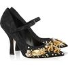 Dolce & Gabbana Embellished Brocade Mary Jane Pumps in Black - Lyst