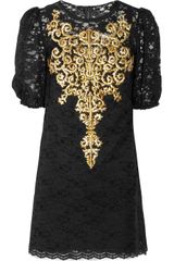 Dolce & Gabbana Embroidered Lace Dress