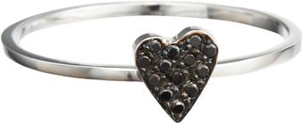 Ileana Makri Black Diamond Love Ring - Lyst