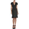 J. Mendel Short Sleeve Dress in Black - Lyst