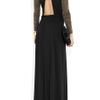 Just Cavalli Studded Jerseycrepe Gown in Black - Lyst