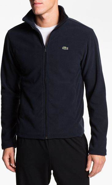 Lacoste Zip Fleece Jacket in Blue for Men (eclipse/ blue) | Lyst