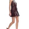 Mugler Ss Opium Cuir Gloss Dress in Brown (opium) - Lyst