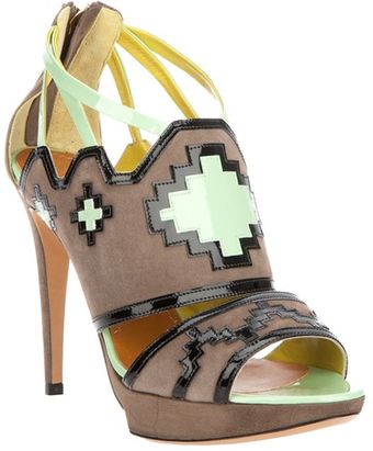 Pollini Open Toe Pumps - Lyst