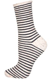 Topshop Nep Stripe Ankle Socks - Lyst