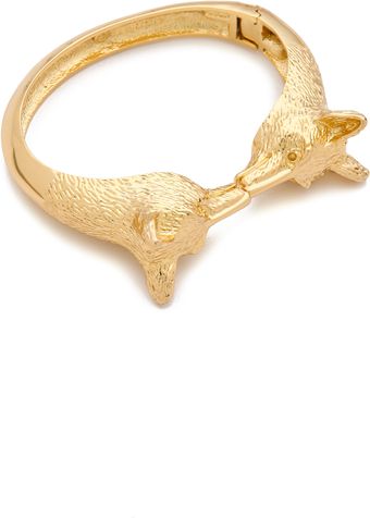 Tory Burch Fox Head Bracelet - Lyst