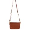 Tory Burch Stitched Logo Bag in Brown - Lyst