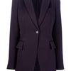 Alexander Mcqueen Fitted Blazer in Purple (aubergine) - Lyst