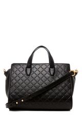 Alexander Wang Pelican Debossed Satchel in Black