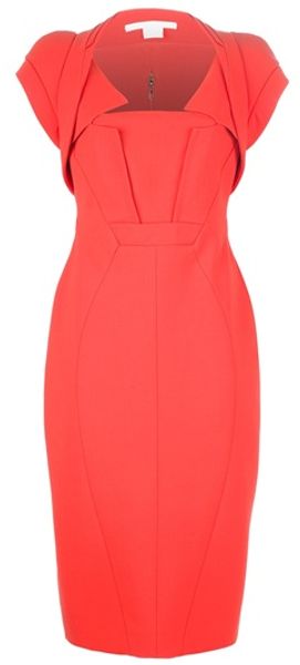Antonio Berardi Sculpted Bolero Dress - Lyst