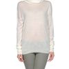 Chloé Long Sleeve Jumper in White (brown) - Lyst
