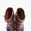 Givenchy Brown Tricolor Sharklock Wedge Boots in Brown - Lyst