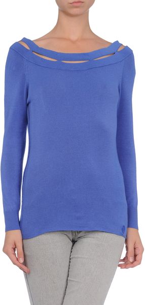 Just Cavalli Long Sleeve Sweater - Lyst