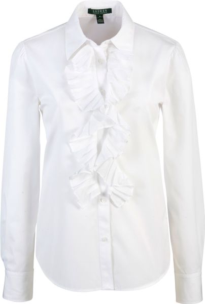 ralph lauren white shirt women's