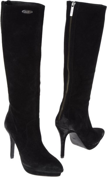 Liu Jo Highheeled Boots in Black - Lyst