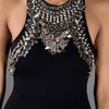 Mcq By Alexander Mcqueen Embellished Dress in Black - Lyst
