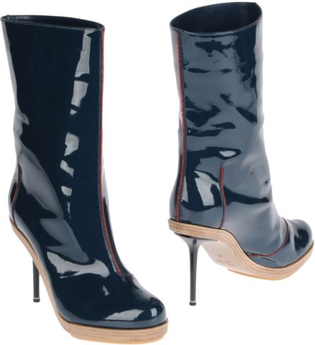 Nicholas Kirkwood Ankle Boots in Blue - Lyst