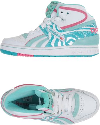 Reebok Hightop Trainers - Lyst
