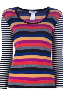 Sonia By Sonia Rykiel Multicolor Striped Wool Top - Lyst