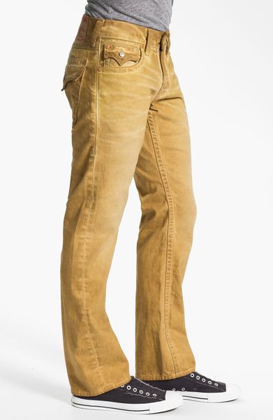 yellow jeans mens