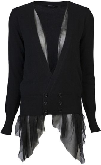 Unconditional Side Tail Cardigan - Lyst