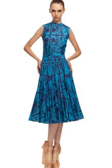 Vera Wang Ss Damask Voile Dancing Skirt - Lyst