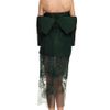 Vera Wang Ss Silk Faille Offtheshoulder Top in Green (cypress green) - Lyst