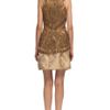 Vera Wang Ss Embroidered Lace Cut Away Vest in Gold - Lyst