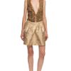 Vera Wang Ss Ethnic Brocade Tulip Skirt in Gold (off white) - Lyst