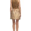 Vera Wang Ss Ethnic Brocade Tulip Skirt in Gold (off white) - Lyst
