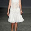 Vera Wang Ss Eyelet Parasol Skirt in Beige (white) - Lyst