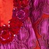 Alexander Mcqueen Feathertrimmed Floral Brocade Gown in Purple (floral) - Lyst