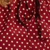 Burberry Prorsum Tie Neck Silk Blouse in Red (cherry) - Lyst