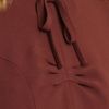 Burberry Prorsum Ruched Waist Dress in Purple (dark mauve) - Lyst