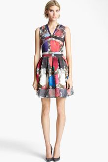 Christopher Kane Print Organza Dress - Lyst
