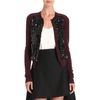 Diane Von Furstenberg Maryse Cardigan in Red (black) - Lyst
