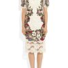 Dolce & Gabbana Tapestry and Lace Dress in Multicolor (white) - Lyst