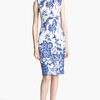 Emilio Pucci Print Dress in Blue (navy white) - Lyst