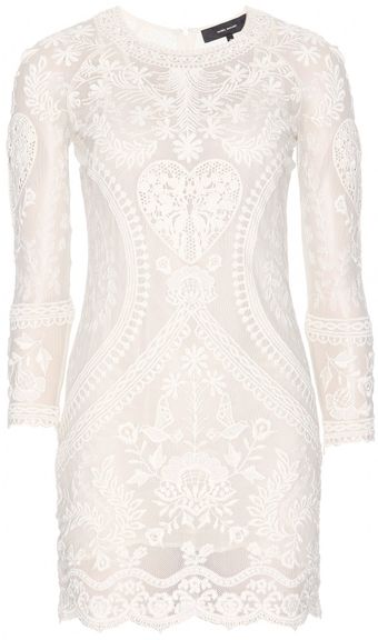 Isabel Marant Devi Embroidered Dress - Lyst