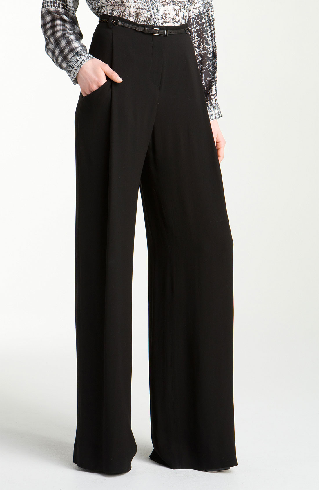 black belted pants