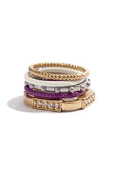 Madewell Colorwheel Ring Set