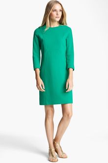 Michael Kors Bouclé Crepe Shift Dress - Lyst