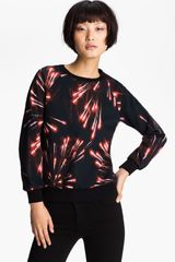 MSGM Firework Print Sweatshirt