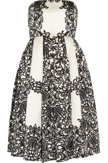Tibi Violette Printed Woven Silk Dress - Lyst