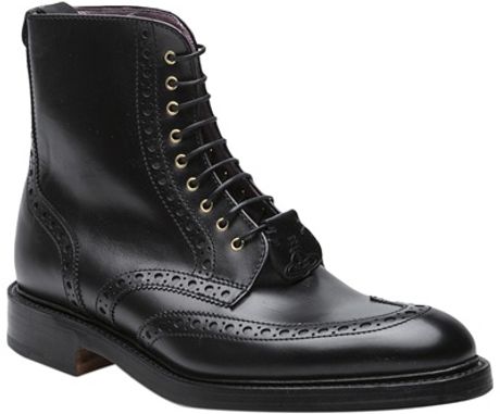 Vivienne Westwood Derby Boot in Black for Men - Lyst