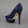 Charlotte Olympia Slip On Pump in Blue - Lyst