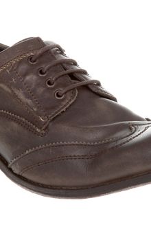 H By Hudson Rikter Brogue Shoe Choc Brown Leather - Lyst