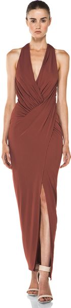Haute Hippie Asymmetrical Draped Gown  - Lyst