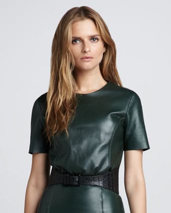 Sachin & Babi Crocodileembossed Belt - Lyst